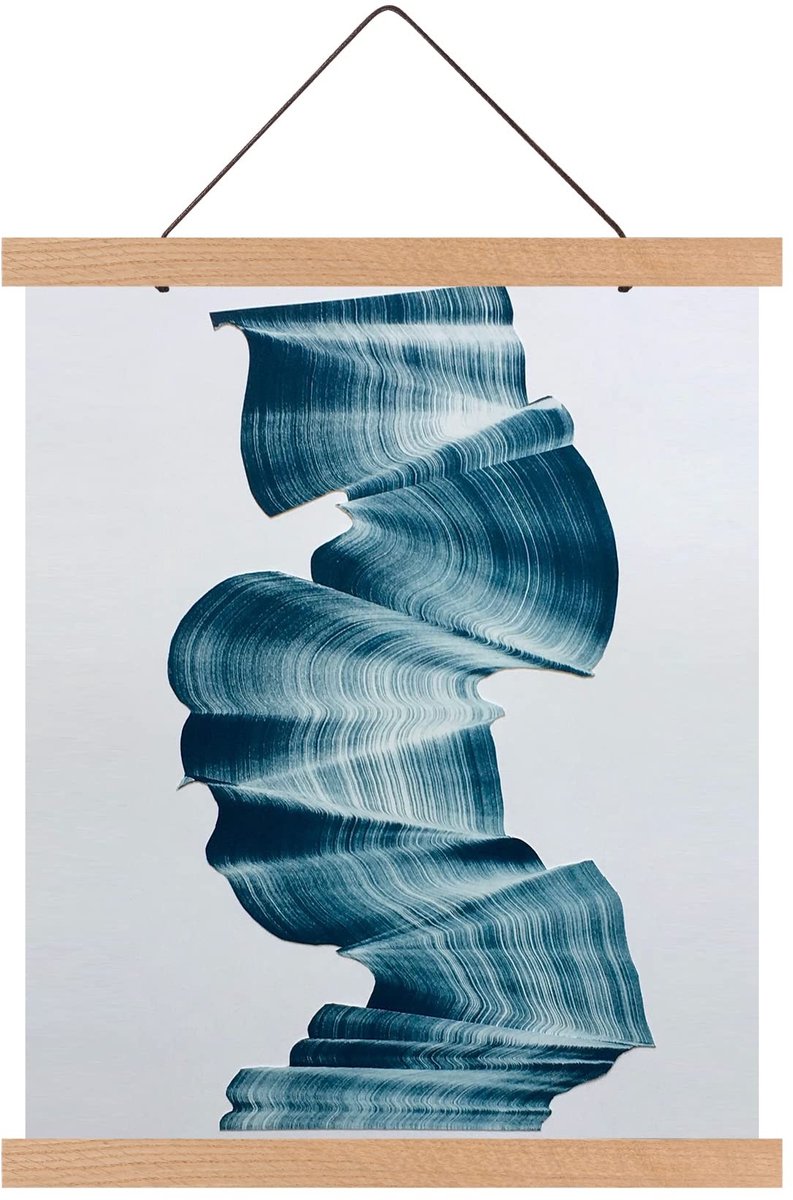 Solidchoice - Magnetische Poster Hanger van 30 cm van Eikenhout