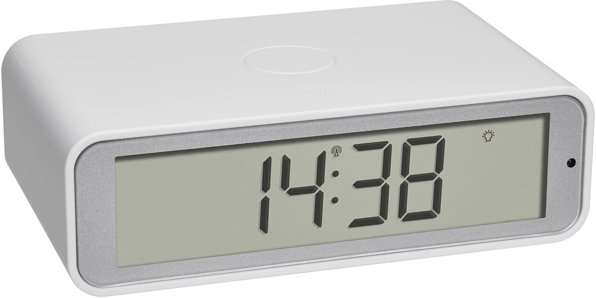 Solidchoice - Digitale Radio-Gestuurde Wecker met Snooze en Draaibaar Display