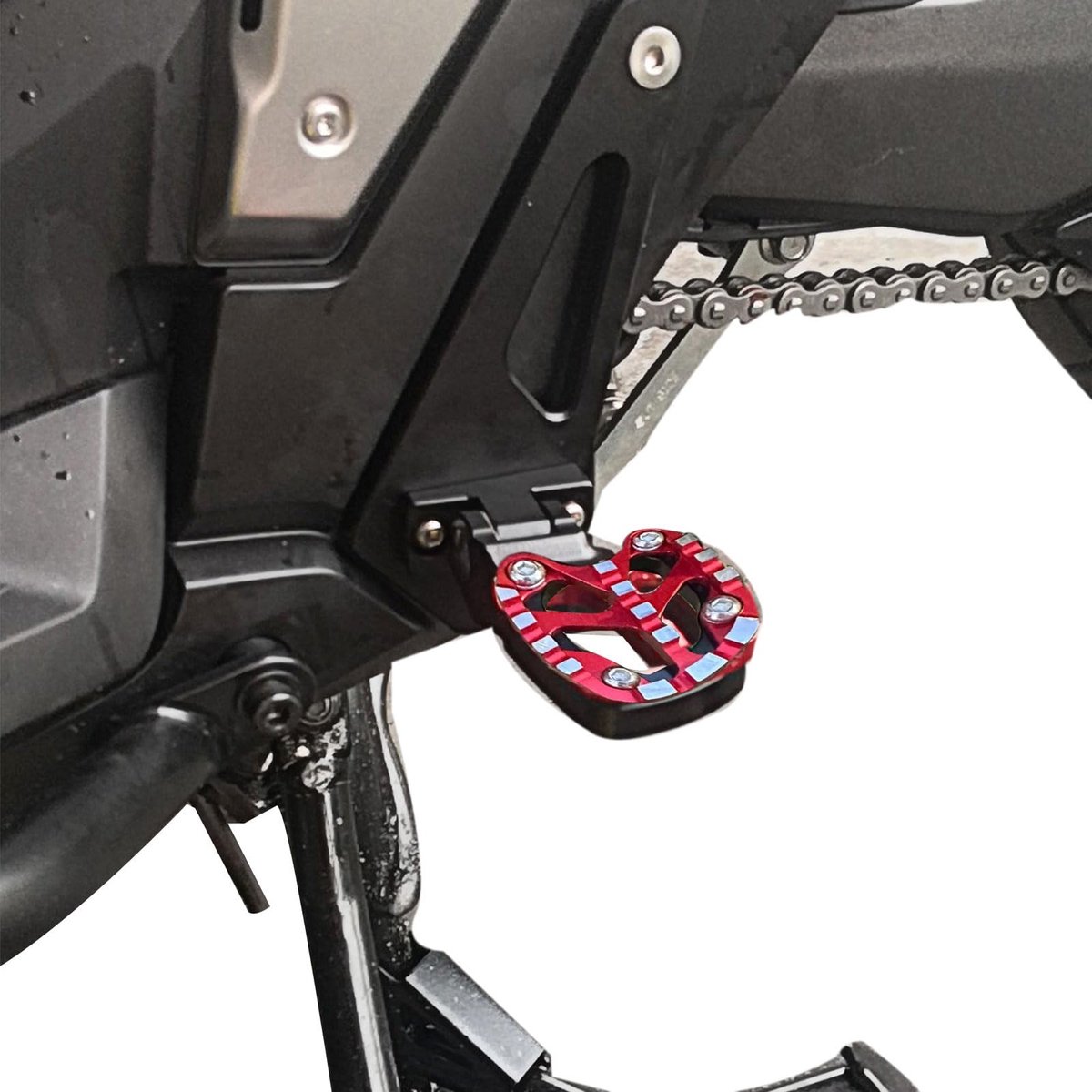 Solidchoice - Aluminium Voetsteun Houder Achterpassagier Rood