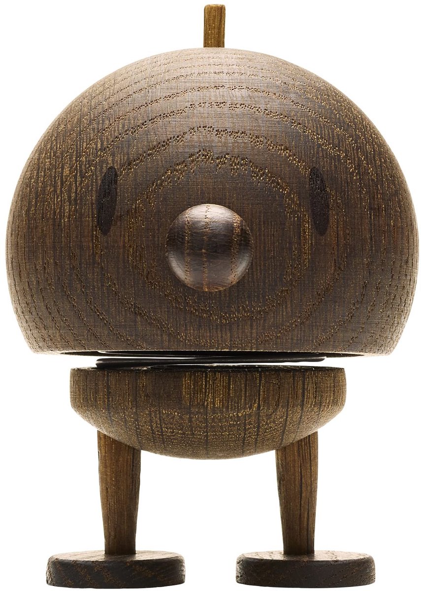 Solidchoice - Houten Hoptimist Wobbel Beeldje voor Decoratie en Cadeaus