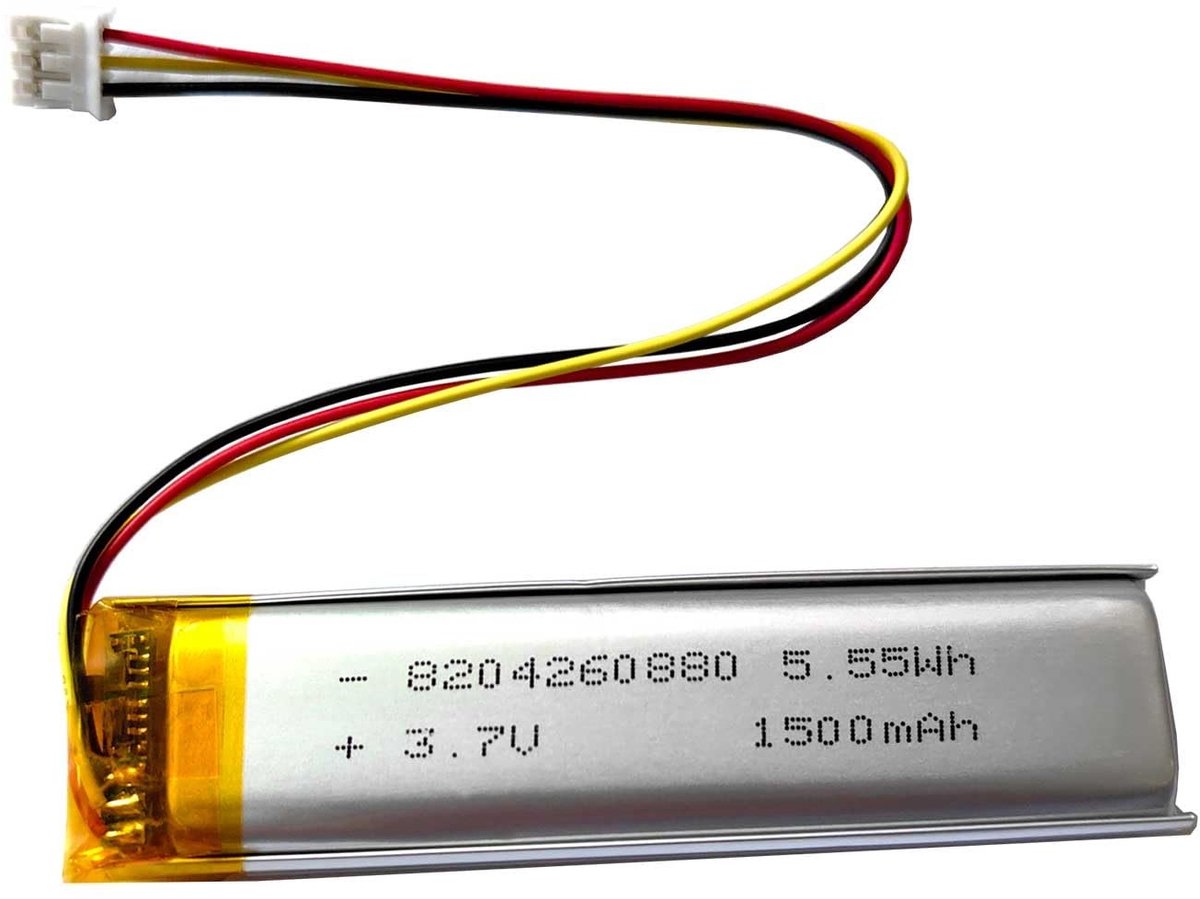 Solidchoice - 1500mAh Oplaadbare Lipo Batterij voor Draadloze Toetsenborden