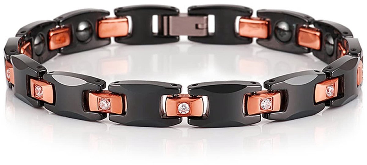 Solidchoice - Gepersonaliseerde Tungsten Stalen Armbanden met Keramiek voor Mannen en Vrouwen