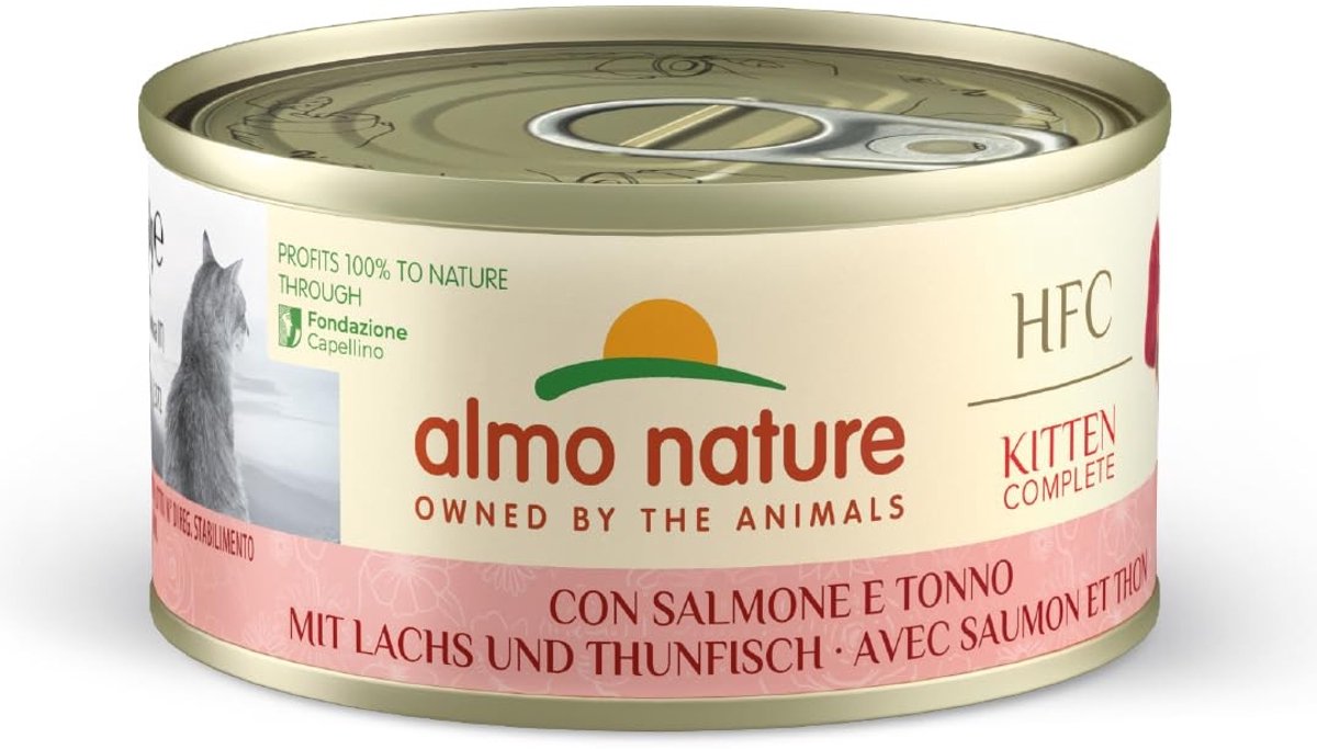 Solidchoice - HFC Kitten Natvoer voor Kittens met Zalm en Tonijn 1.7 kg