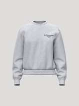 Björn Borg Essential 1 Trui Lange Mouw Dames Sweater - Vrouwen Trui - Lichtgrijs - Maat M
