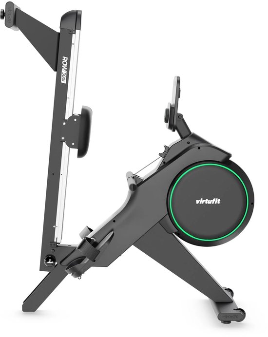 VirtuFit ROW300i Inklapbare Roeitrainer - 32 Weerstandsniveaus - Magnetische Weerstand - 150 kg - Inklapbaar - Bluetooth Hartslag - Kinomap - Roeimachine