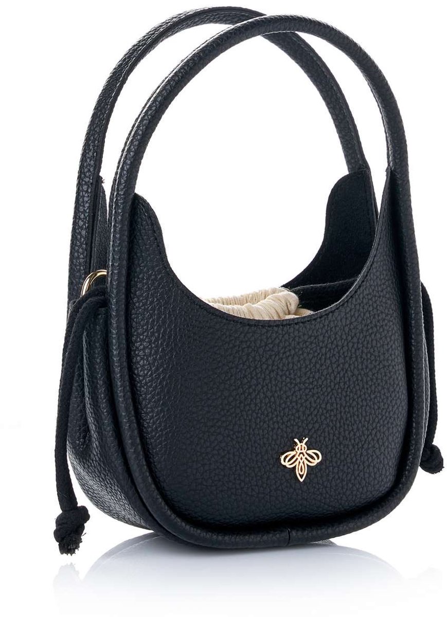 Asir - Schoudertas - Draagtas - Handtas - Zwart - 9 x 28 x 21 cm