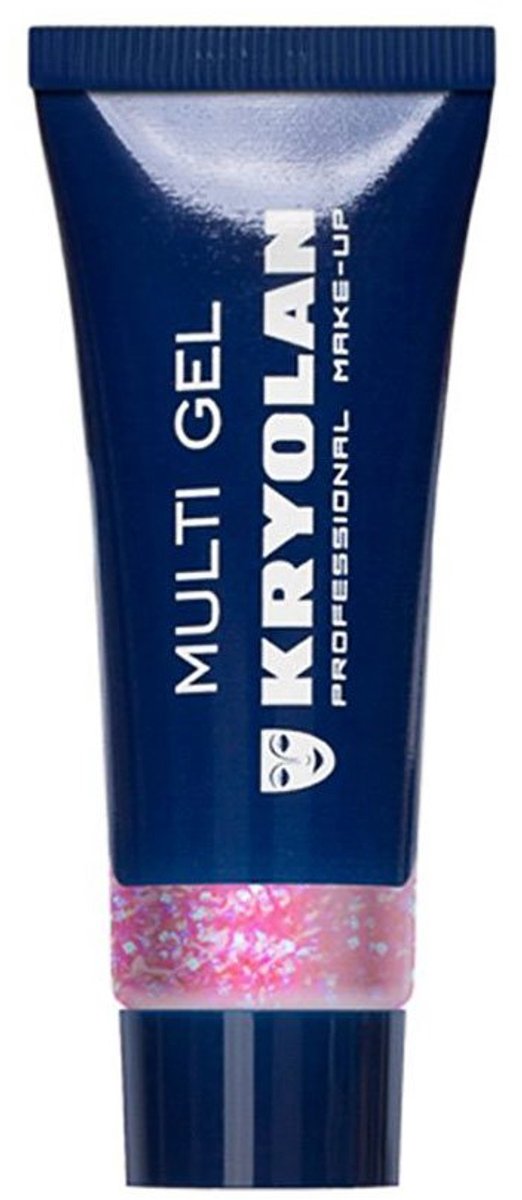 Kryolan Glittergel Roze Grof