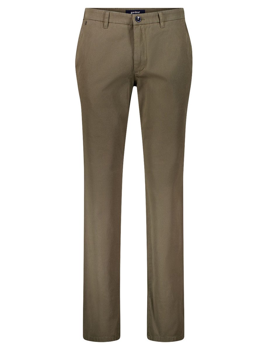 Gardeur katoenen broek khaki