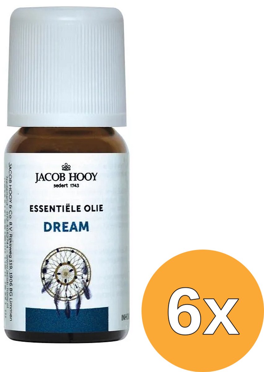 6x Jacob Hooy Dream olie (10 ml)