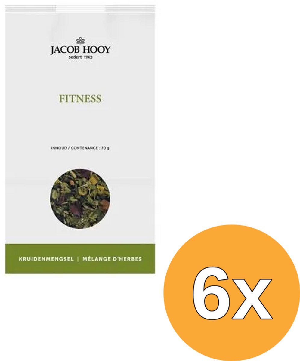 6x Jacob Hooy Fitness Kruidendrank (70 gr)