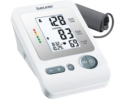 Beurer BM 26 Bloeddrukmeter Bovenarm – Beste Koop Consumentenbond 2025 – Medisch Gecertificeerd & Klinisch Gevalideerd – Herkent Hartritmestoornissen – Manchet 22–35 cm – Voor 4 Gebruikers – Incl. Batterijen & Opbergtas – 5 Jaar Garantie