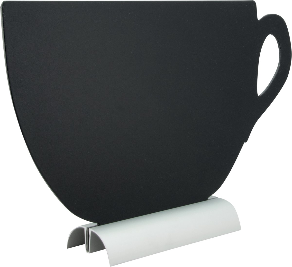 Securit® aluminium tafelkrijtbordbeker in zwart