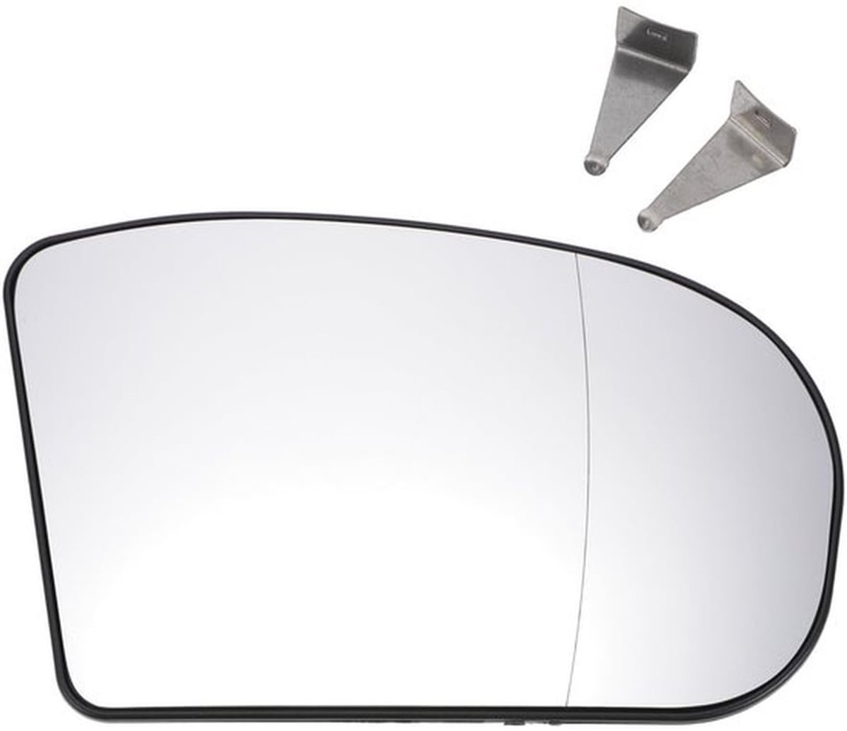 Buitenspiegelglas Rechts - Aspherisch - Verwarmd - Wit - Vervangingsglas - Geschikt voor Mercedes C-CLASS W203/CL203 en E-CLASS S211