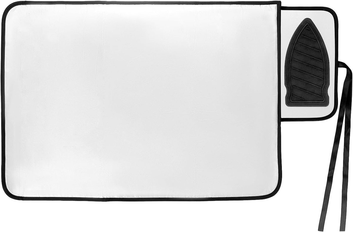 Grote Strijkmat 70x48cm met Siliconen Strijkoppervlak en 3mm Vulling - Warmtebestendige Strijkondergrond voor Tafels en Kleding