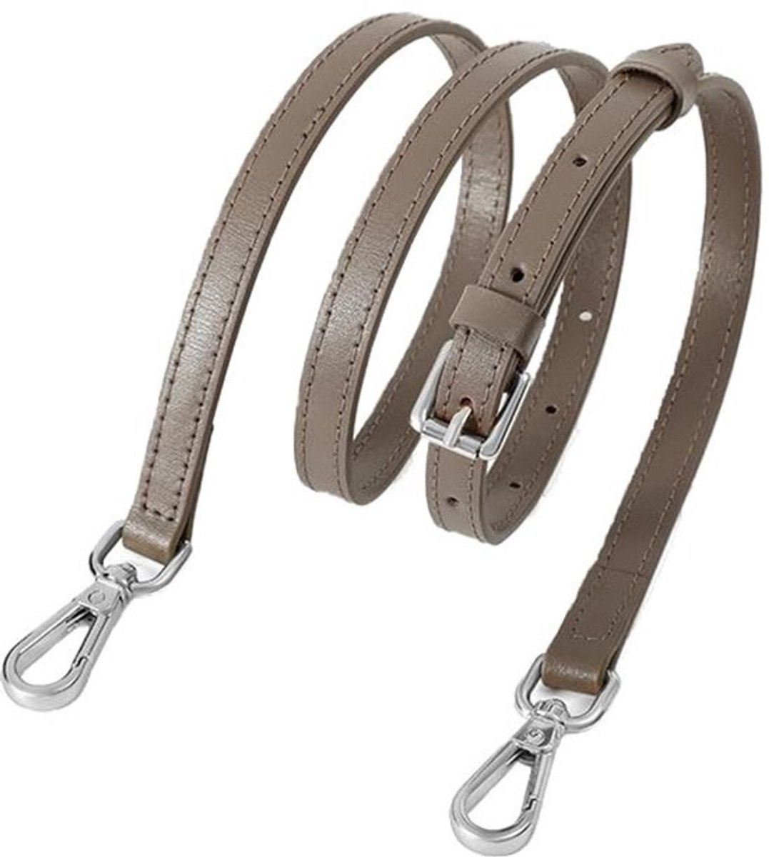 Tasriem Verstelbaar 95-115 cm - Leren Schouderriem - Vervangende Draagriem - Comfortabel - Geschikt voor Handtassen - Schouderband