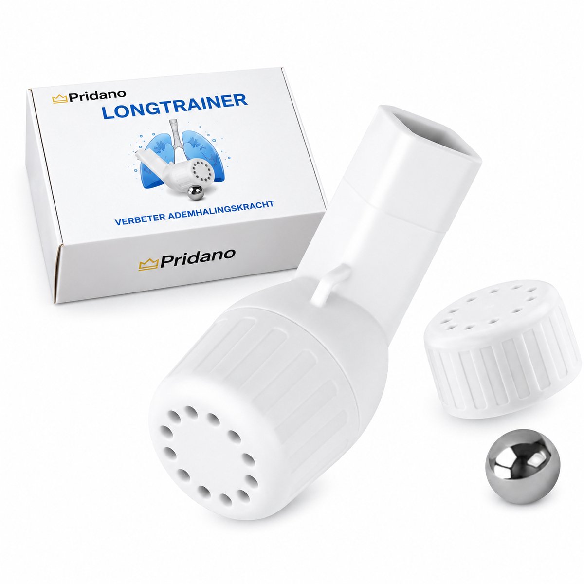 Flutter voor vastzittend slijm - ademhalingstrainer - longtrainer - COPD - ademhaling - ademtrainer - ademhalingsoefeningen