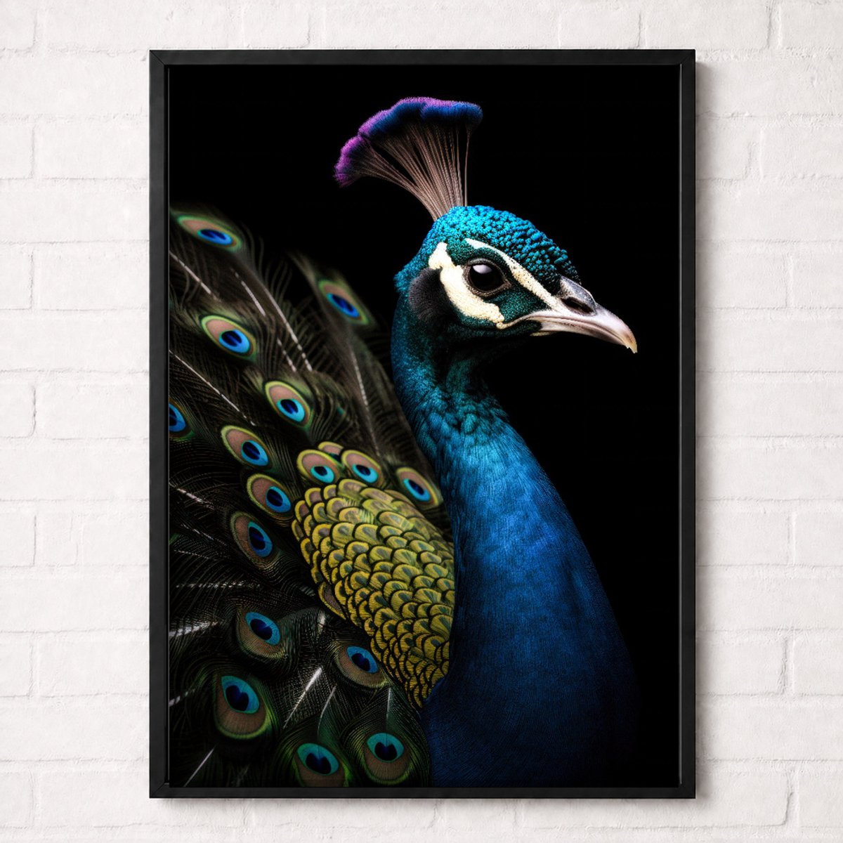 Pauw Poster - Vogelportretten Collectie - Dieren Posters - A2+ 43,2 x 61 cm