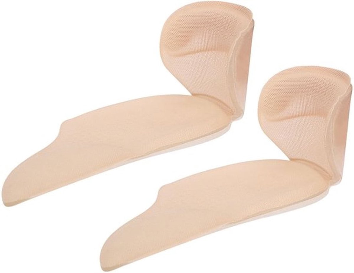 Hielpadjes met extra demping - Siliconen Kussentjes - Schoenpads voor Dames - Voorkomt Blaren - Comfortabel en Antislip - Schoeninlegzolen