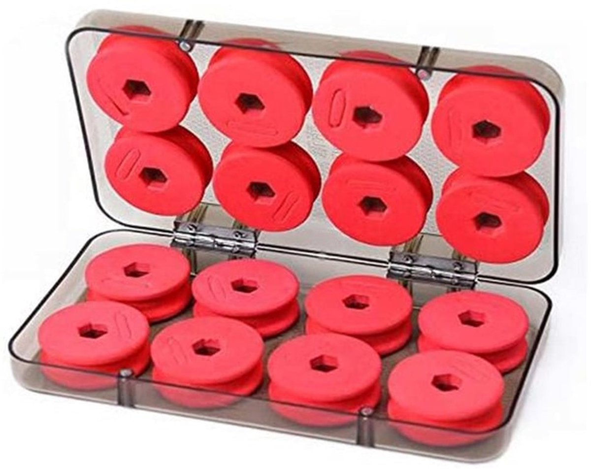Vislijn Organizer Lichtgewicht - 16 Stuks - Foam Opslag Spoelen - Vissen Winding Board - Vliegvissen/Karpervissen - Sneldrogend Materiaal - Vislijnhouder