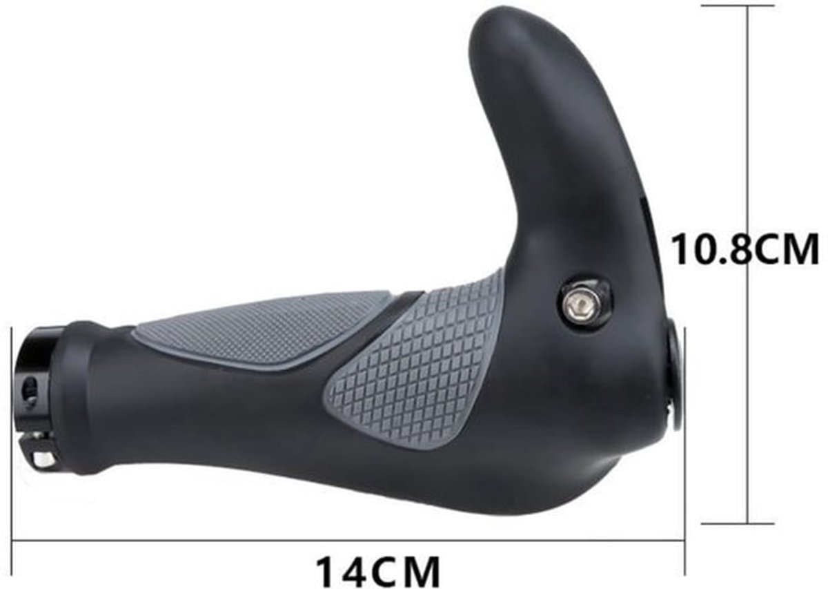 Fietshandvatten Ergonomisch - Fietshandvaten - Lichtgewicht - Antislip - Duurzaam - Geschikt voor 22 mm stuurdiameter - Fietshandvat
