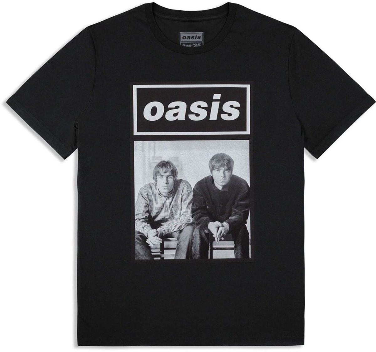 Oasis - Wonderwall Live 25 World Tour Heren Tshirt - 3XL - Zwart