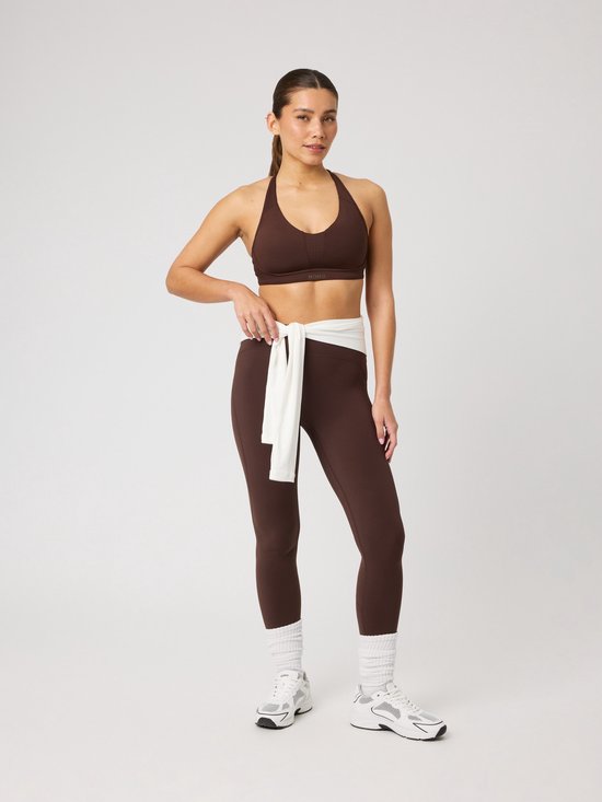 Björn Borg Sleek Tight Sportlegging Dames Sportbroek Vrouwen - Coffee Bean Bruin - Maat S van Bjorn Borg — afbeelding 5