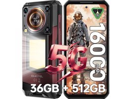 OUKITEL WP56 5G Robuuste Smartphone-36GB RAM-512GB ROM-16000mAh-108MP-IP68-IP69K-Android 15