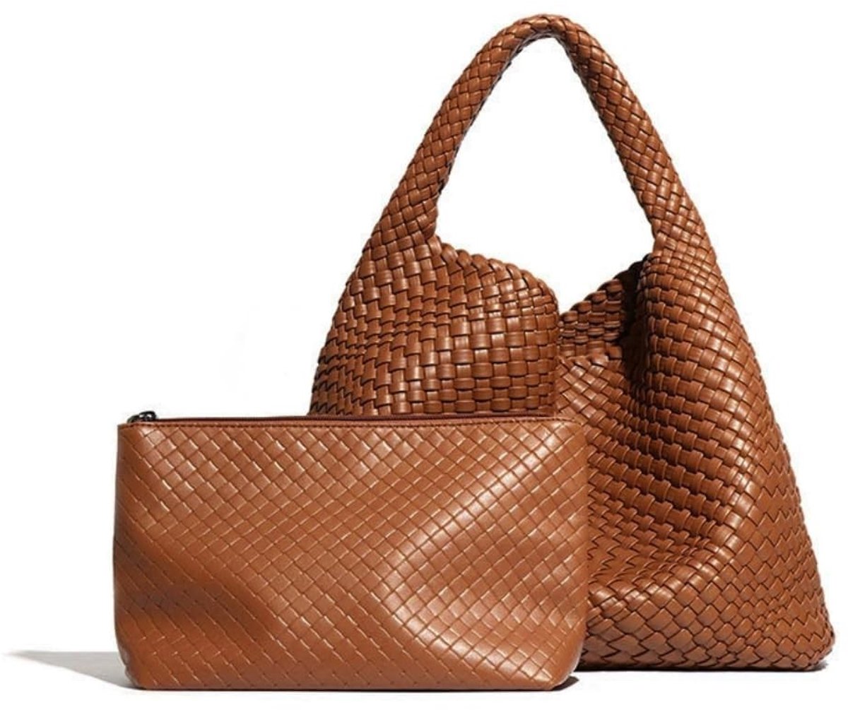 Solidchoice - Stijlvolle Vegan Leren Tote Bag met Ruime Indeling