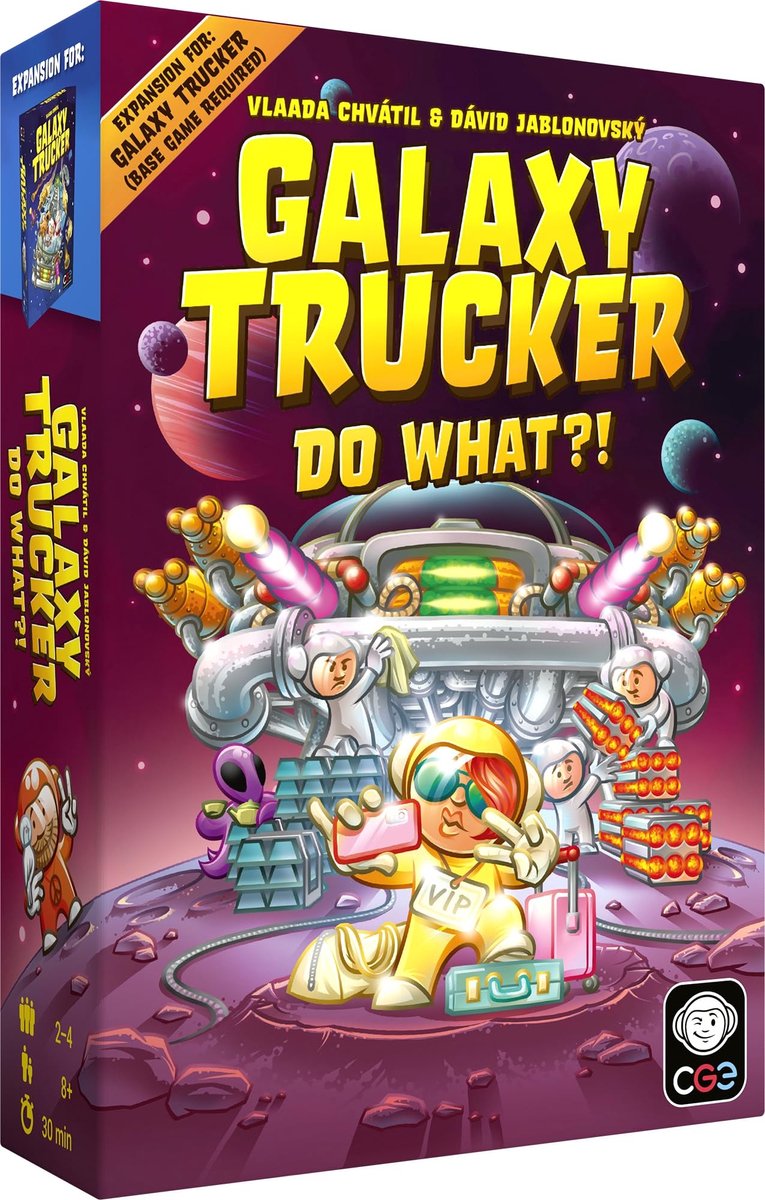 Solidchoice - Galaxy Trucker: Do What?! Bordspel voor 2-4 Spelers vanaf 8 Jaar