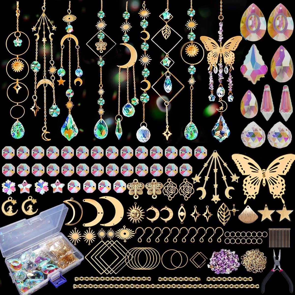 Solidchoice - DIY Kits voor Suncatchers met 500 Crystal Kralen