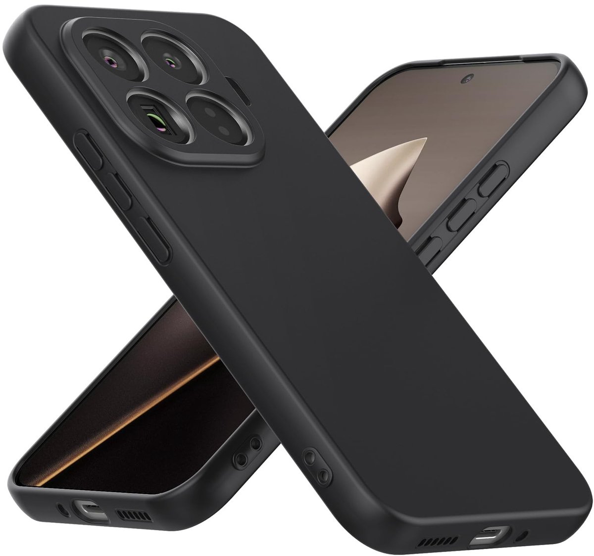 Solidchoice - TPU Telefoonhoes voor Xiaomi 15T Pro met Camera Bescherming