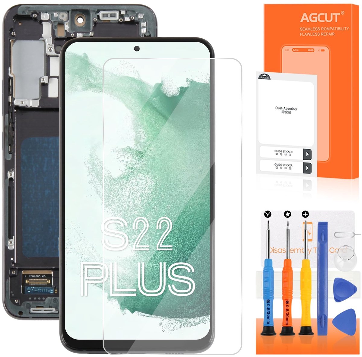 Solidchoice - LCD Display Vervanging voor Samsung Galaxy S22 Plus 6.6 inch met Frame