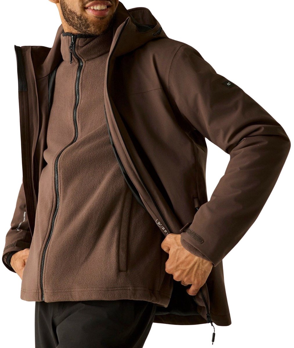 Regatta Coriver 3-in-1 Jacket Heren Bruin