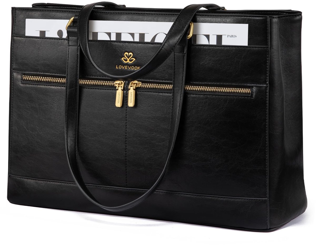 Solidchoice - Dames Laptop Tas, Werk Tas en Shopper in PU Leer