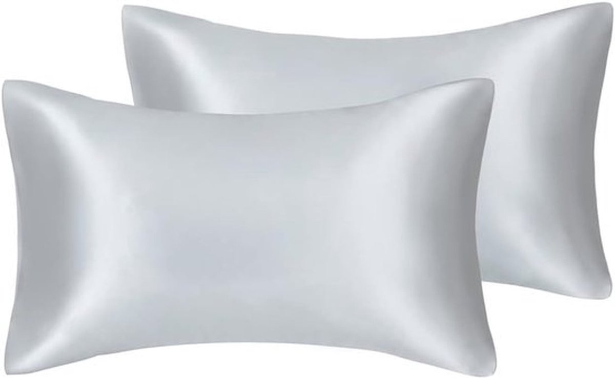 Zijdeachtige luxe satijnen kussensloop voor rimpelpreventie en haarverzorging, standaard (50 x 75 cm)