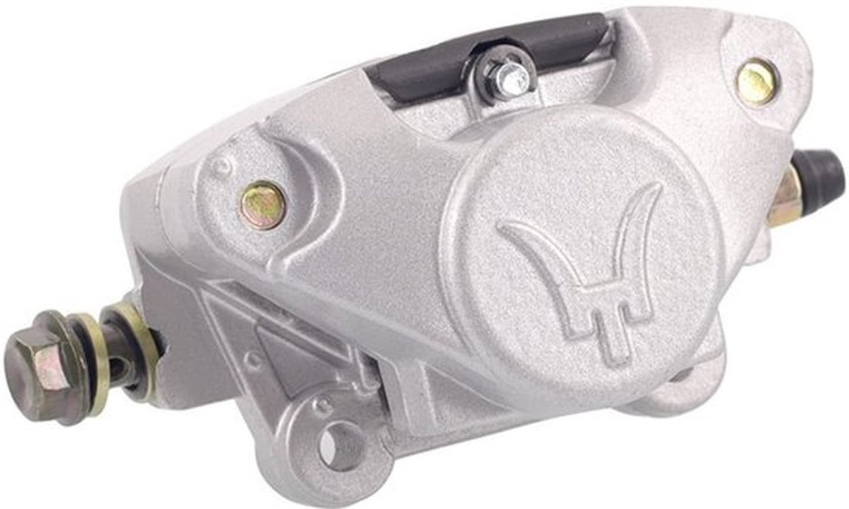 Remklauw Hydraulisch Systeem - Aluminium - Achter Disc Remklauw - 52mm Ochtendgaten - 96mm Lengte - Inclusief Pads - Rempomp