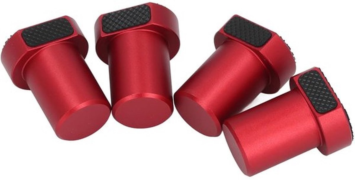 Tafelstop Aluminium - Tafelstoppen voor Houtbewerkingsgaten - Set van 4 - Lichtgewicht - Betrouwbare Klemming - Onmisbaar Gereedschap - Bankhond