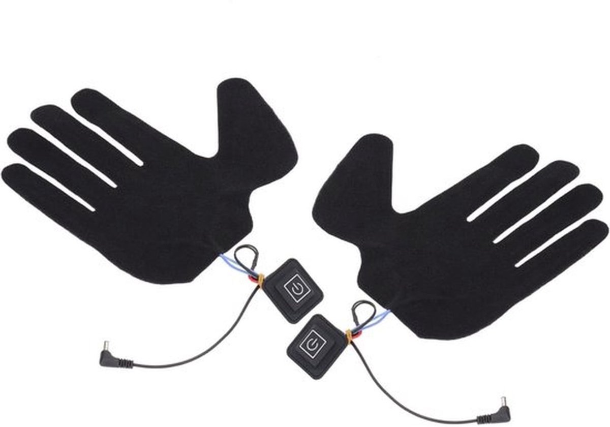 Heated Gloves - Warmte pad - Snelle verwarming - Zwart - Verstelbare temperatuur - Ideaal voor buitenactiviteiten - One Size
