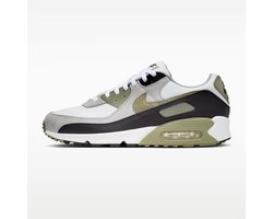Nike Air Max 90 "Silver Sage" - Sneakers - Unisex - Maat 42.5 - Wit/Grijs/Olijfgroen