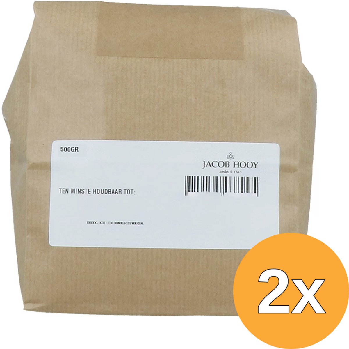 2x Jacob Hooy Laurierblad Heel (500 gr)