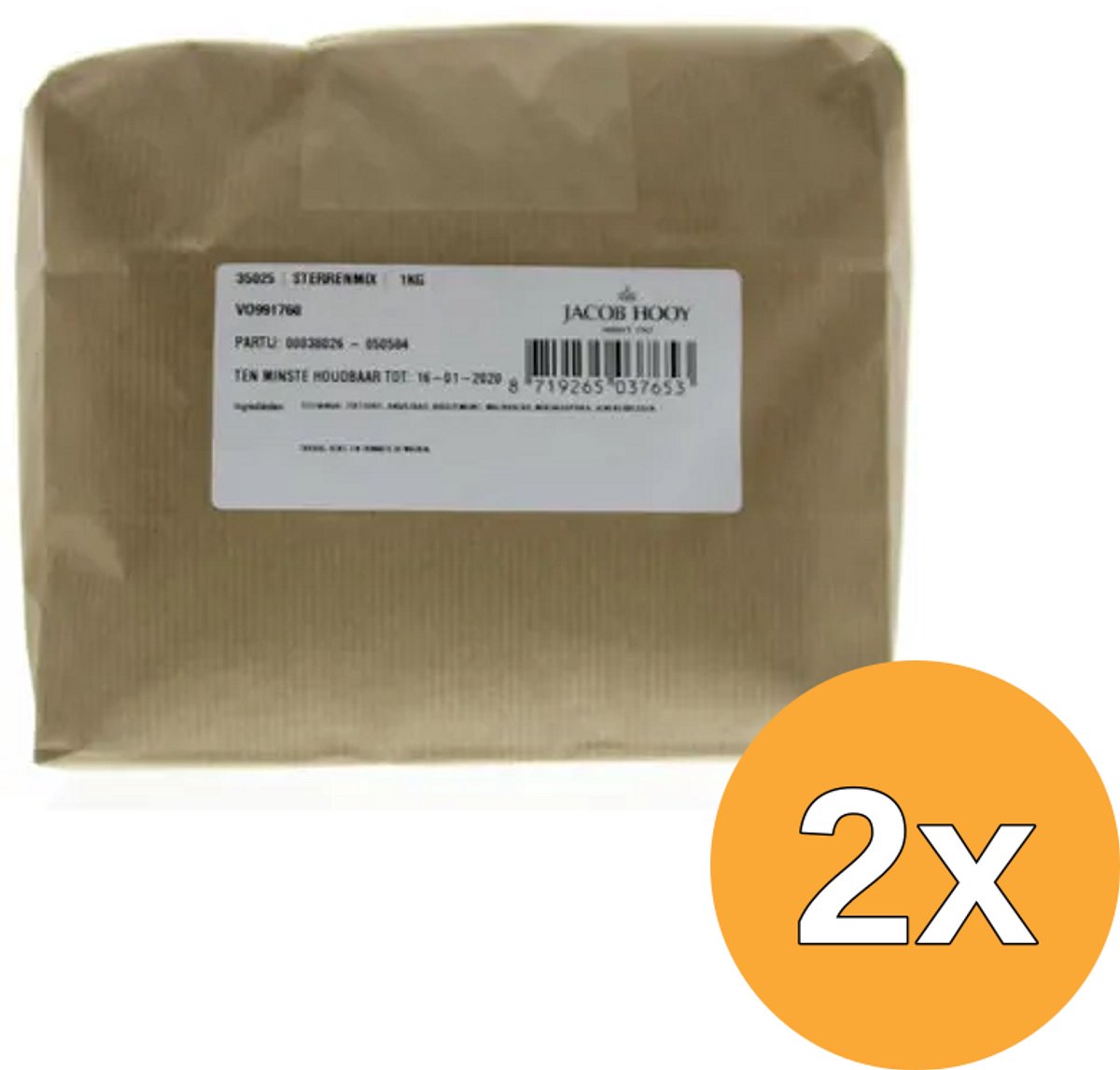 2x Jacob Hooy Sterrenmix (1000 gr)