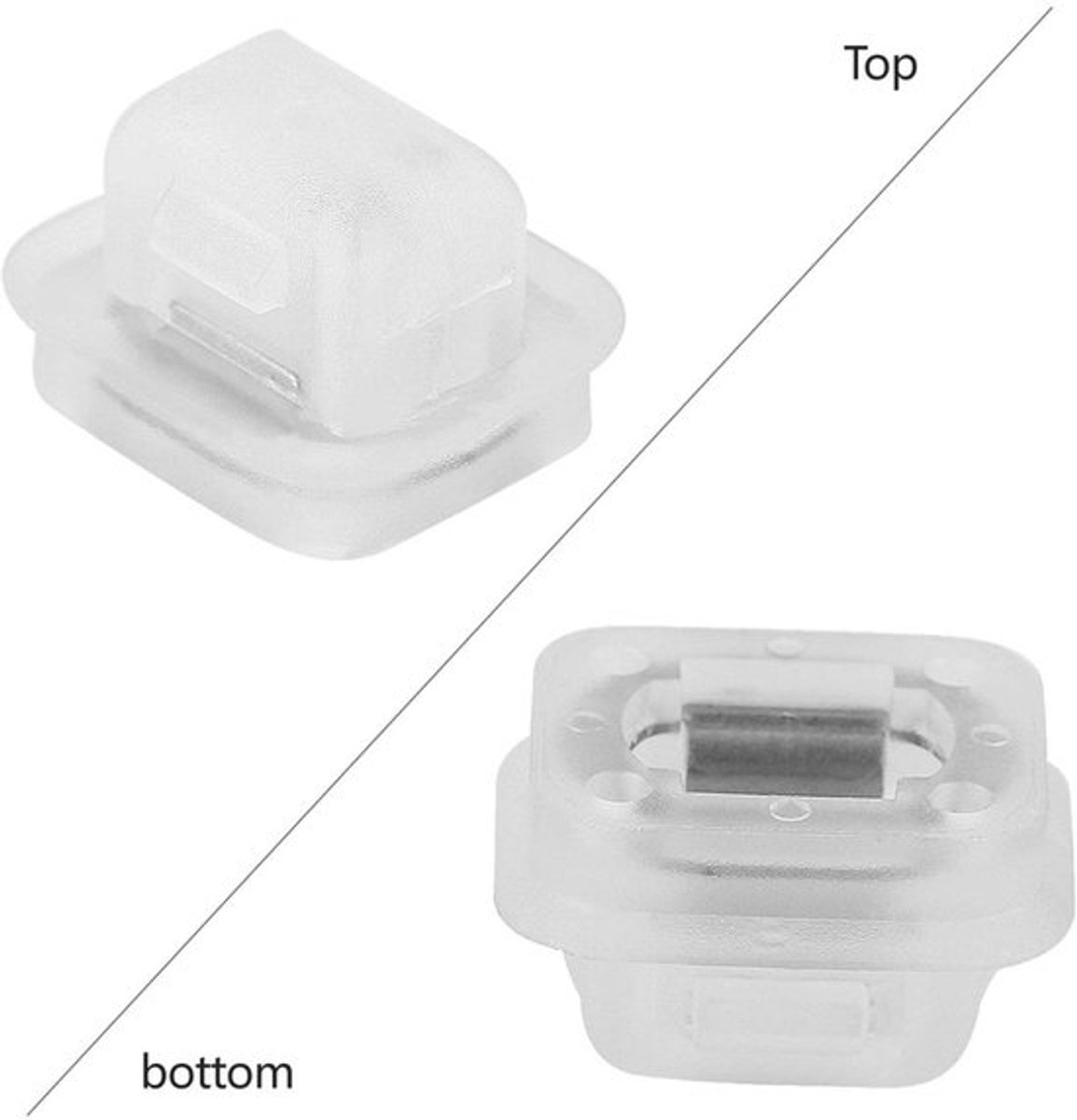 Autodeur Clips Vervanging - Kunststof Inzetstuk - 10 Stuks - Doorshijnend - Voor E46/E90/E91/E92/E93 - Economisch en Praktisch - Deurklink Clips