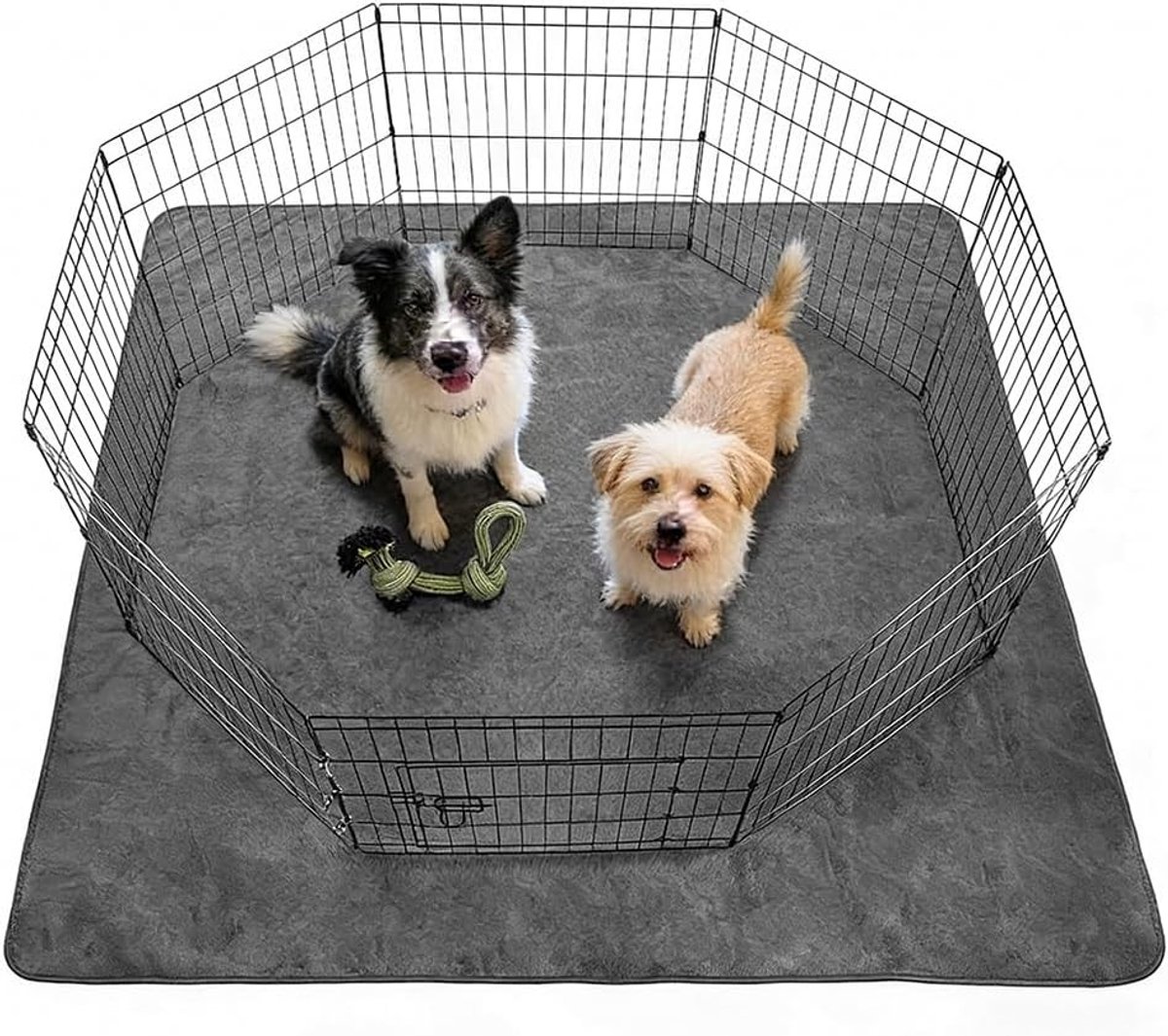 Wasbare puppy onderlegger en hondendeken, snel absorberend en waterdicht, herbruikbare PIPI-pads voor honden, katten en cavia's, 168 x 125 cm, ideaal voor zindelijkheidstraining