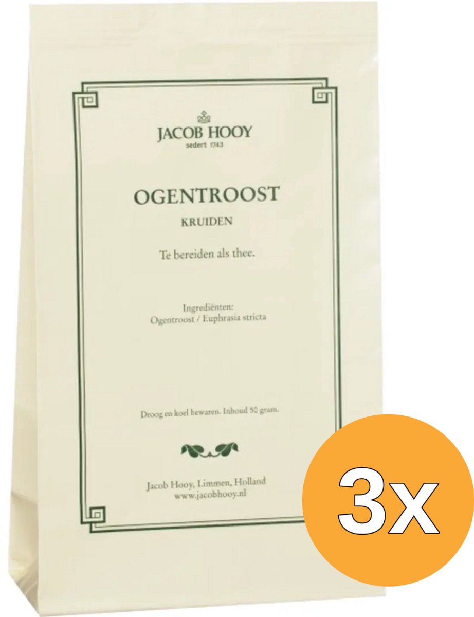 3x Jacob Hooy Ogentroost (50 gr)