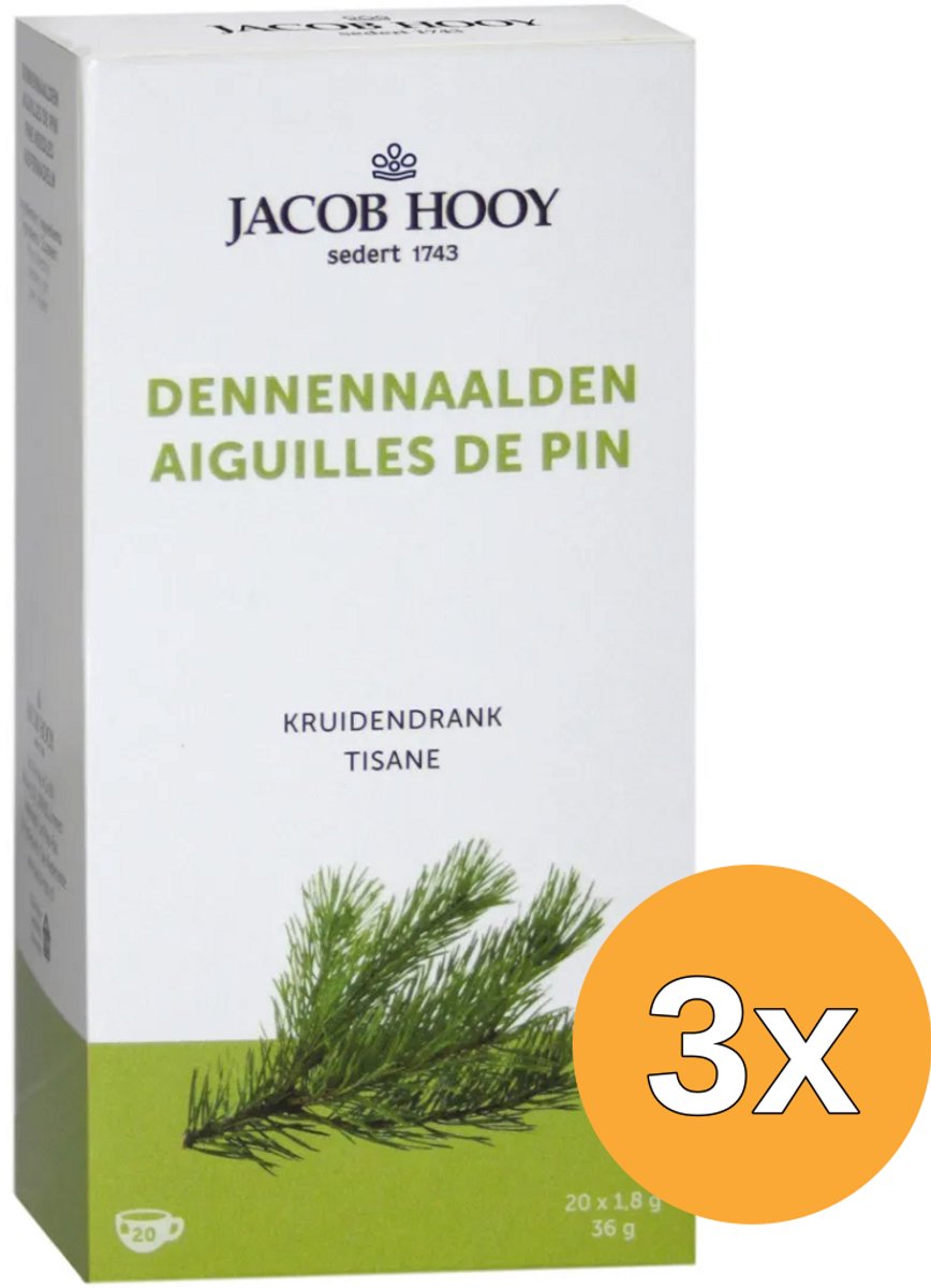 3x Jacob Hooy Dennennaalden (20 zakjes)