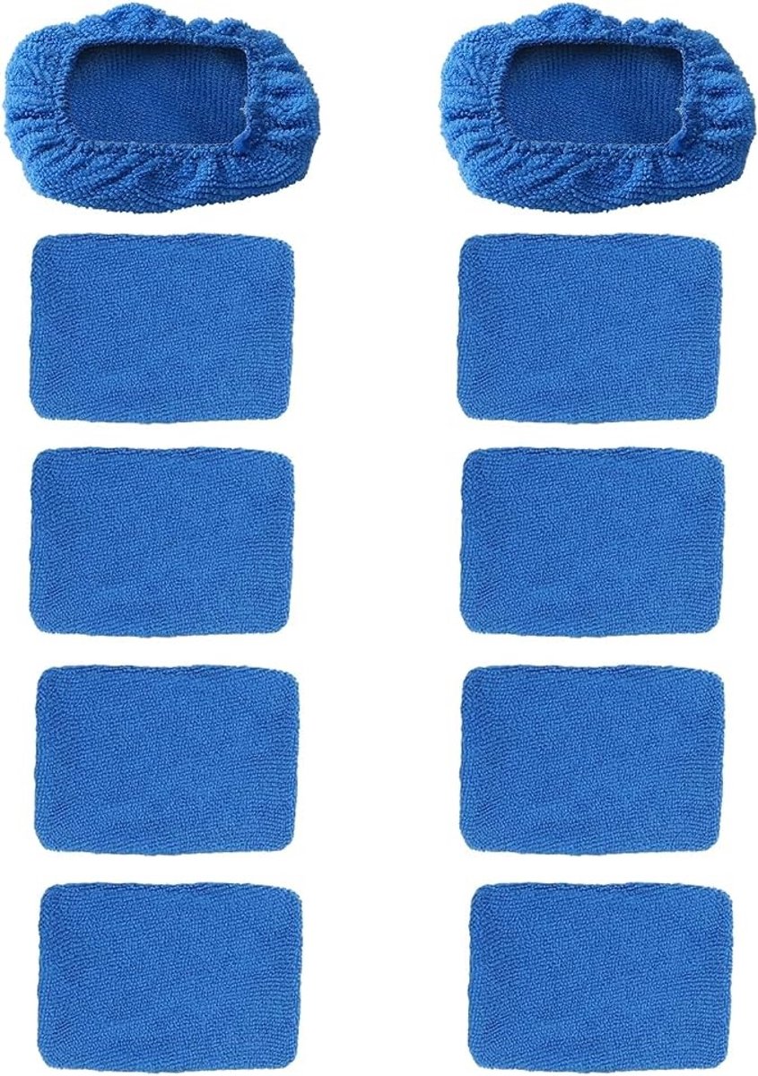 Zelora Microvezeldoeken voor Ruitenreiniger (10 stuks, Blauw)