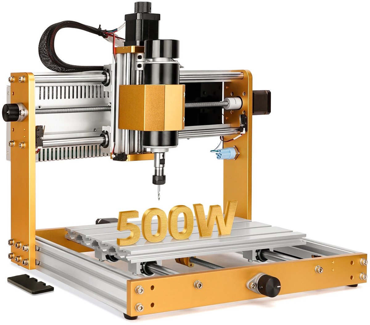 Brandistry - Graveermachine - CNC Freesmachine - CNC-Routermachine 3-Assige Eindschakelaars En Noodstop - 500 Watt - Metaal