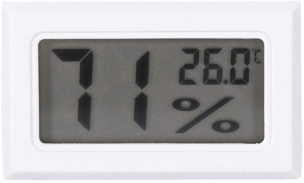 Digitale Hygrometer Thermometer voor Binnen met LCD Scherm