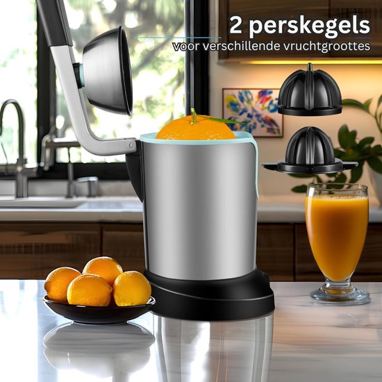 ZRNS® Fruitpers Electrisch - Citruspers - Sinasappelpers - 800 W van zrns — afbeelding 2