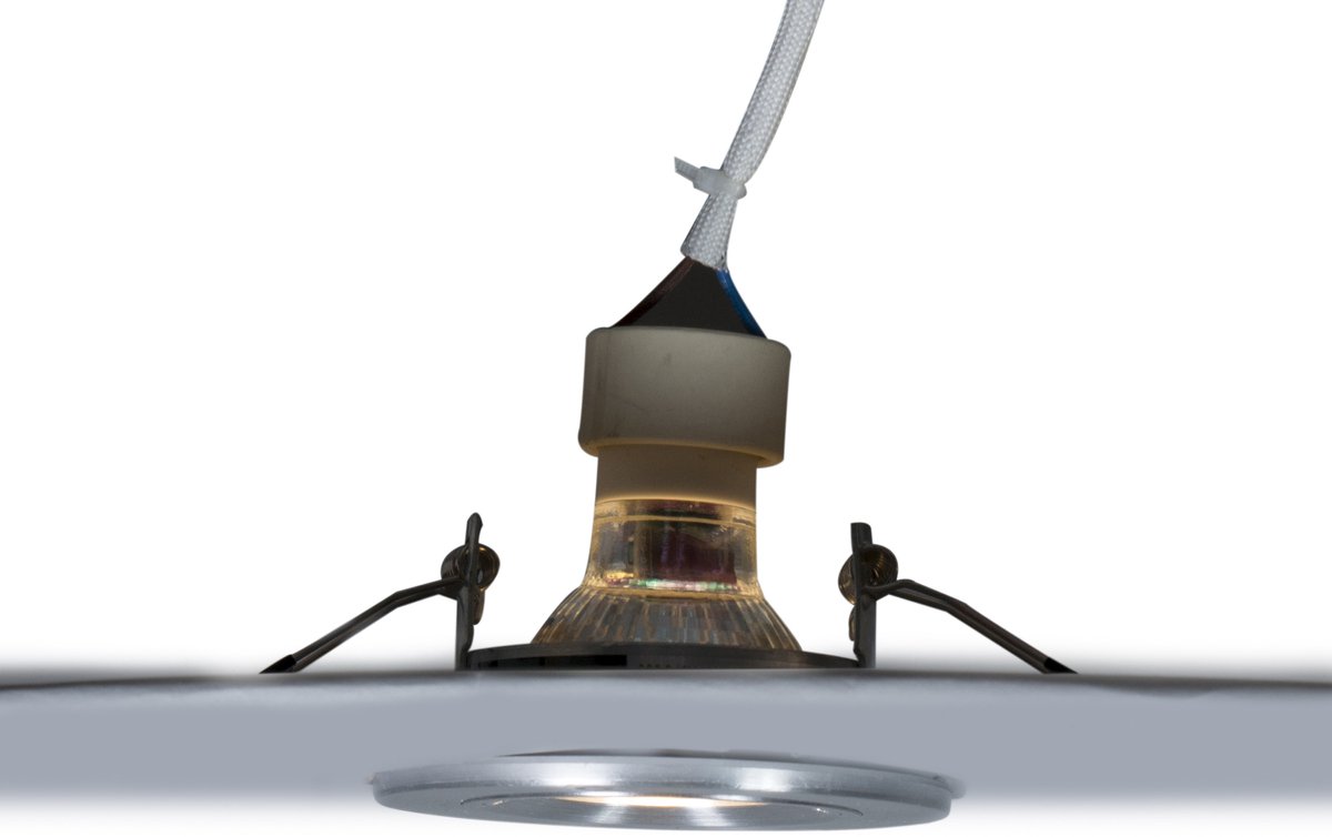 Qazqa inbouwspot, inbouwlamp - 43554 - , max. 50W, geschikt voor led, 7.8cm, IP44,ideale badkamerlamp, in set van 6.